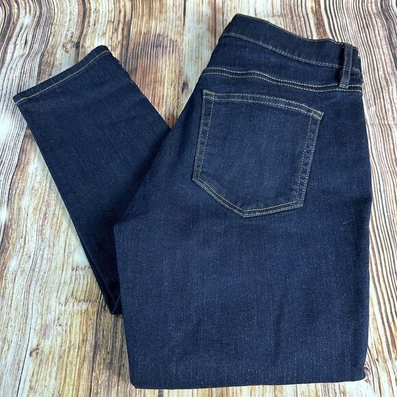 LOFT Denim - Loft SKINNY Womens Size 4 Blue Mid Rise Jeans Denim Pants Ann Taylor 28x27.5
